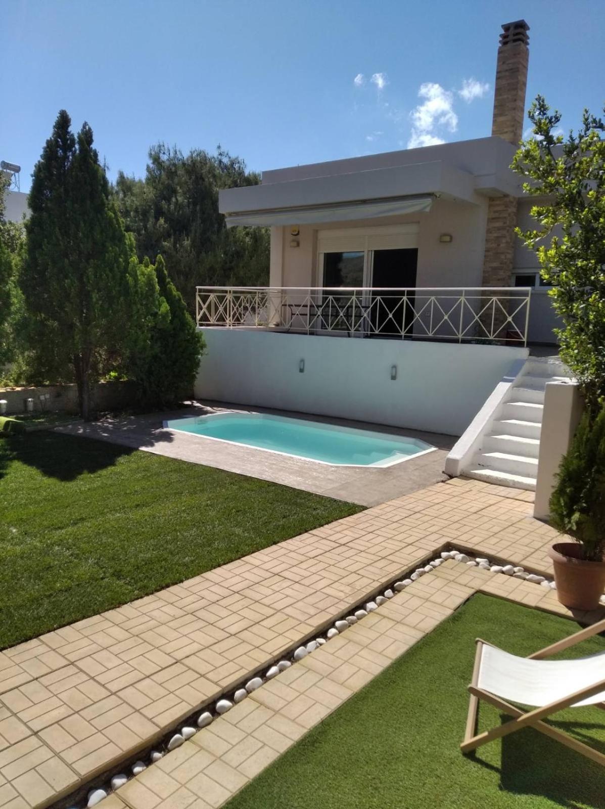 Cozy Villa Vita Lagonisi Kalivia Thorikou Exterior photo